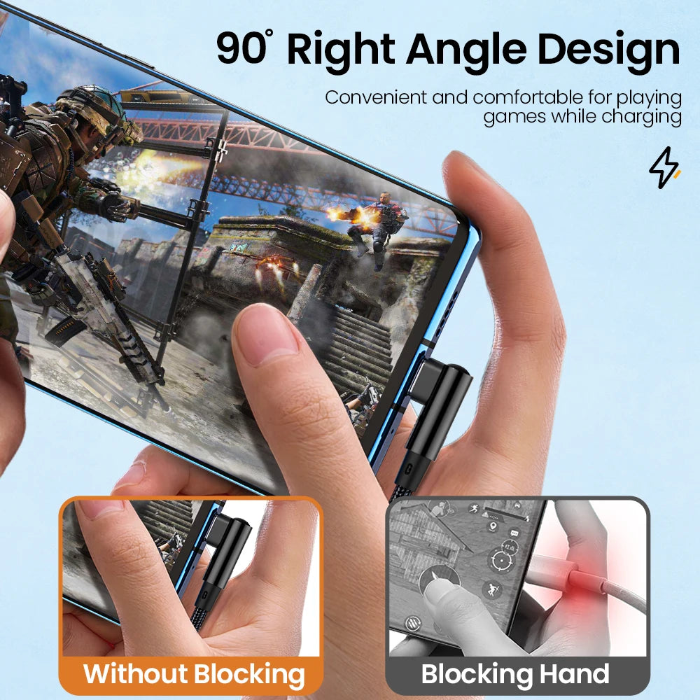 40W 90-Degree USB-C Fast Charger