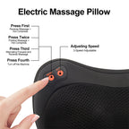 3-Speed Heating Neck Massage Pillow