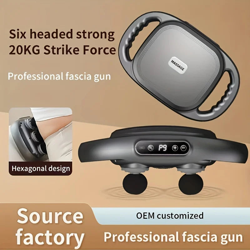 Six-Head High-Frequency Fascia Gun