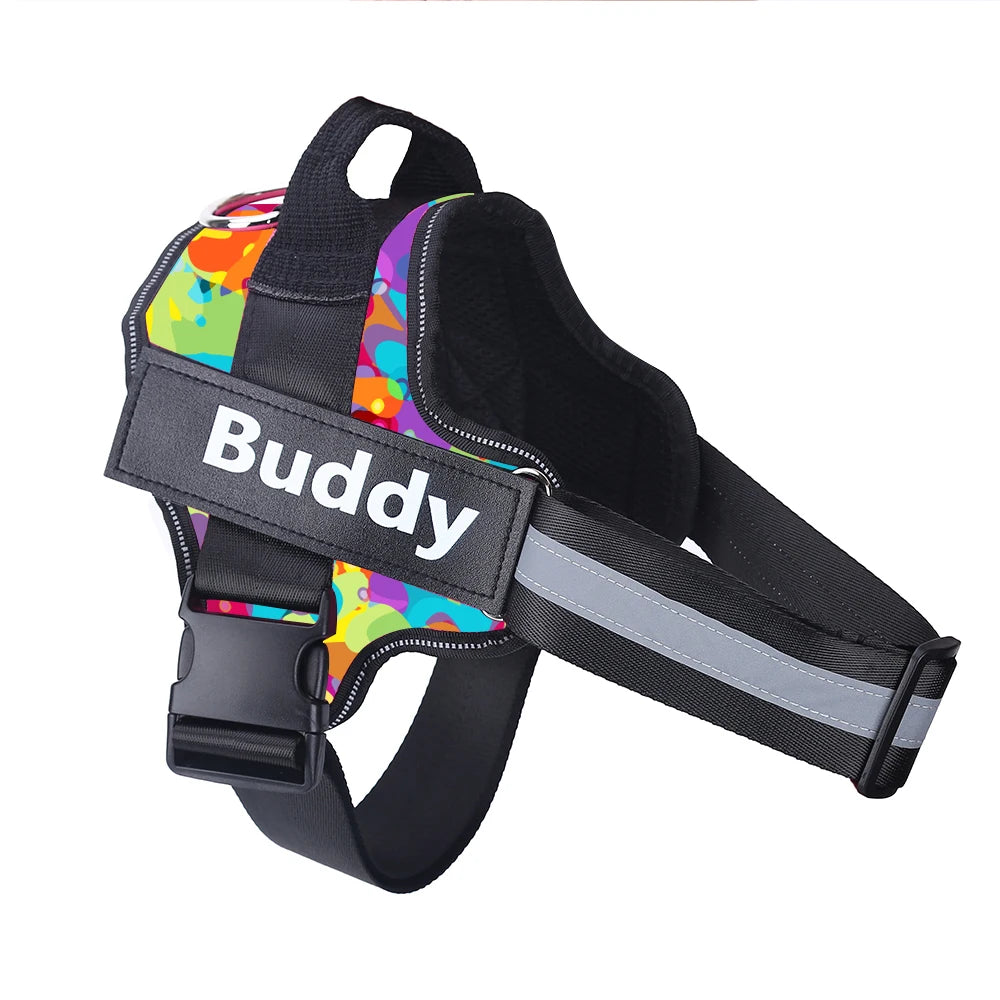 No-Pull Reflective Dog Walking Harness