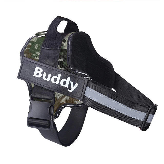 No-Pull Reflective Dog Walking Harness