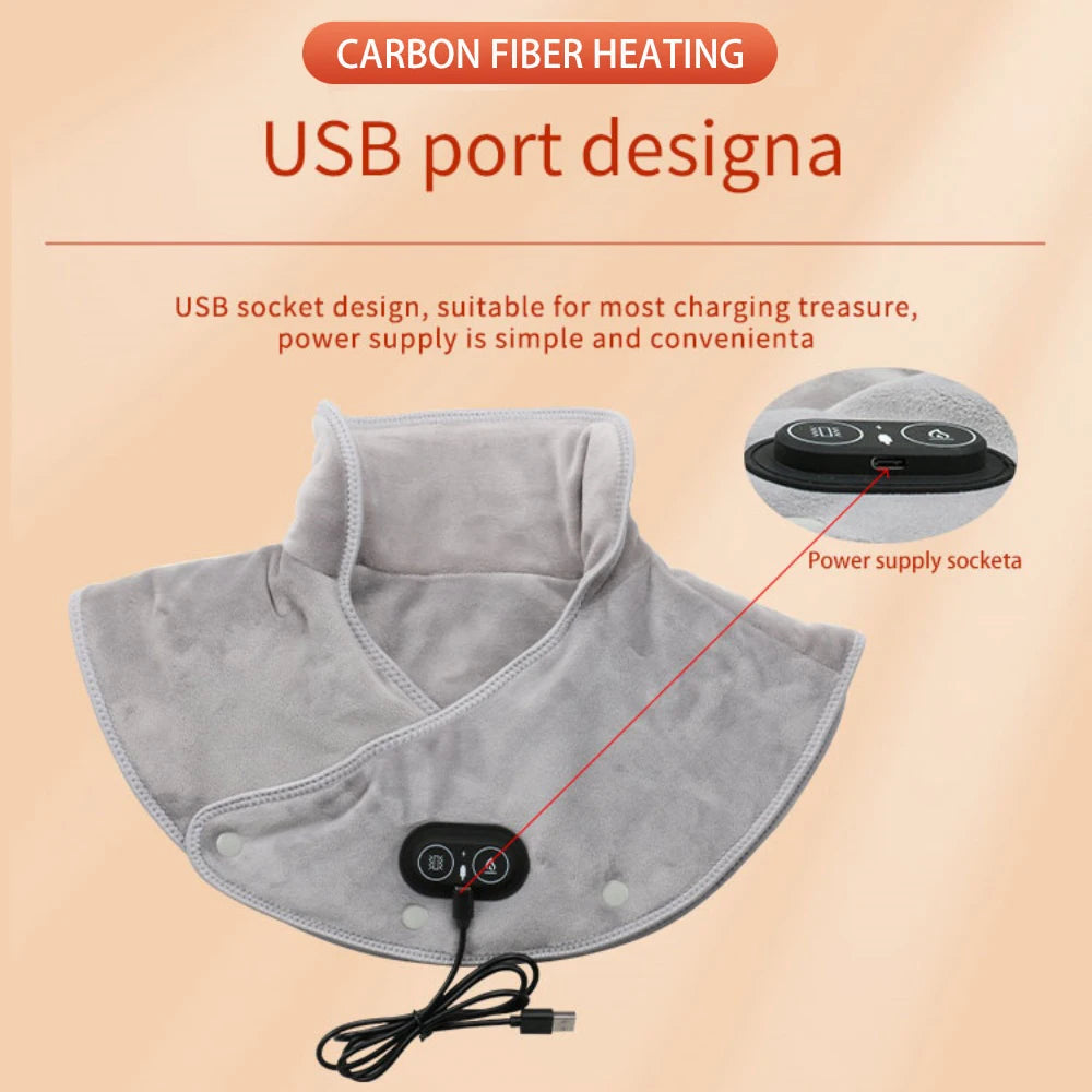 Three‑Speed Heating Neck Shoulder Wrap