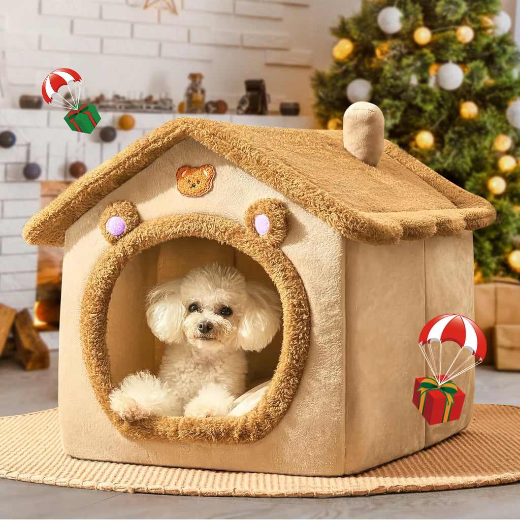 Cozy Indoor Outdoor Pet Shelter