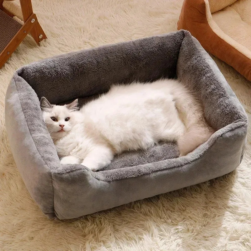 Plush Winter Pet Bed Mat