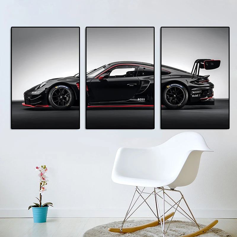 Vintage GT3RS Car Art Posters