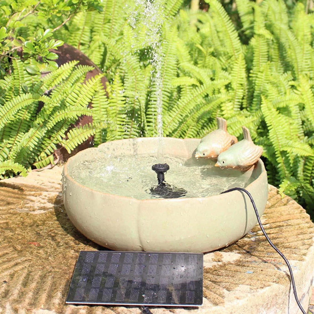 Solar Powered Water Fountain Pump