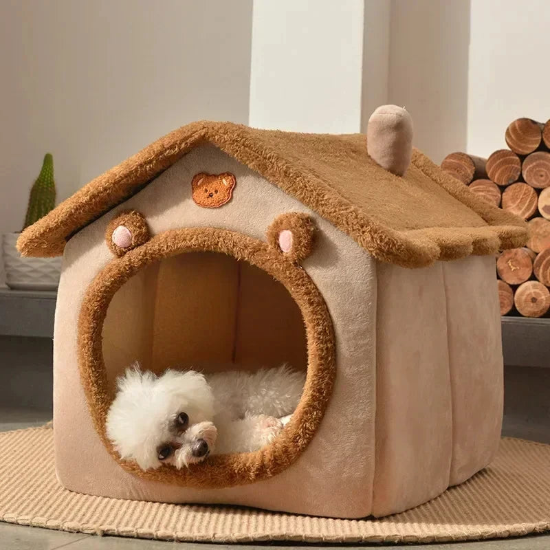 Foldable Winter Pet House Kennel