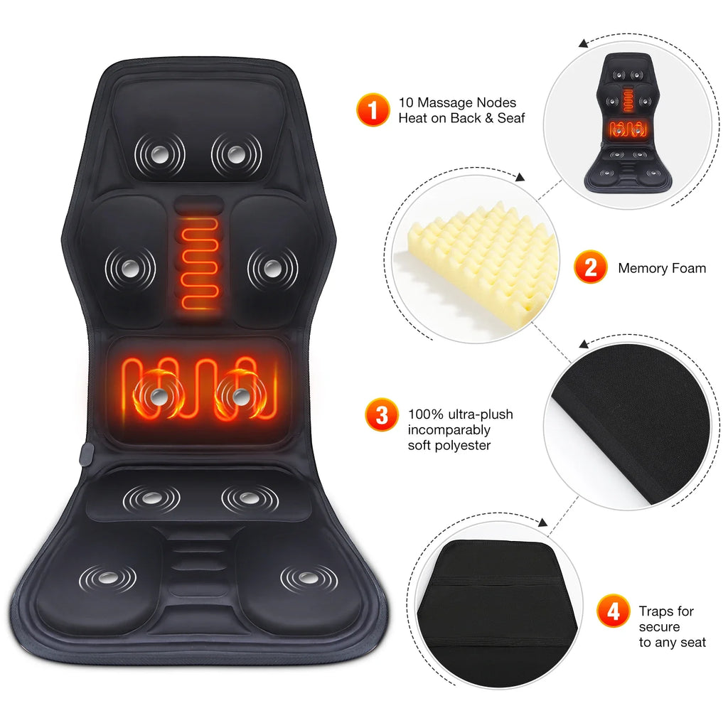 Infrared Heating Full-Body Massage Cushion