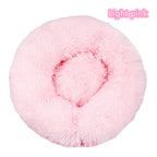 Soft Plush Donut Cat Bed