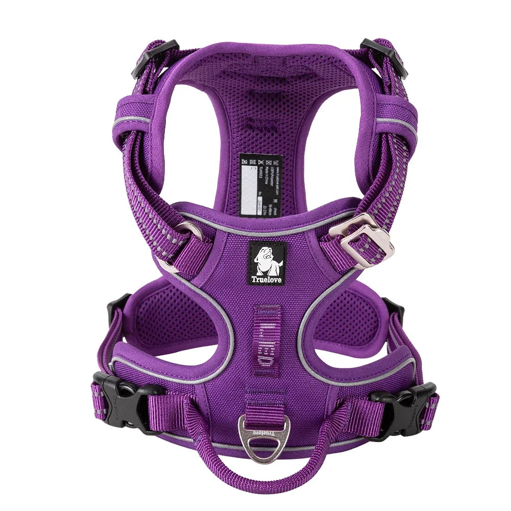No-Pull Reflective Padded Dog Harness