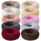 Soft Plush Donut Cat Bed