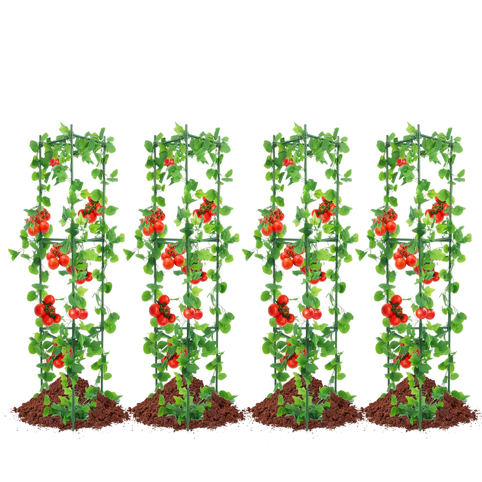 Sturdy 6-Pack Tomato Plant Supports