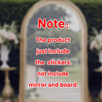 Custom Wedding Mirror Welcome Decal