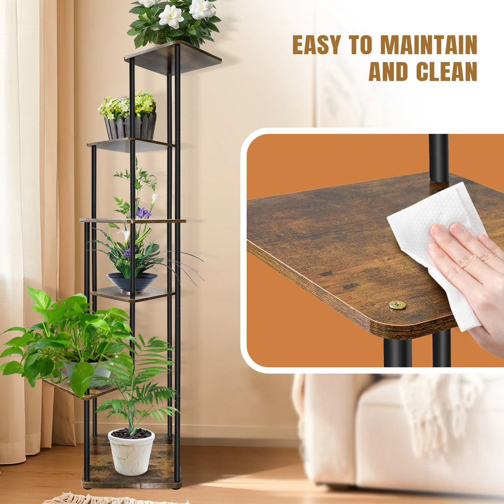 Multi-Tier Corner Plant Display Stand