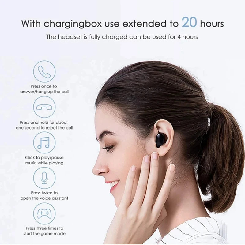 Bluetooth 5.0 Wireless Sports Earbuds