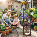 Multi-Tier Corner Plant Display Stand