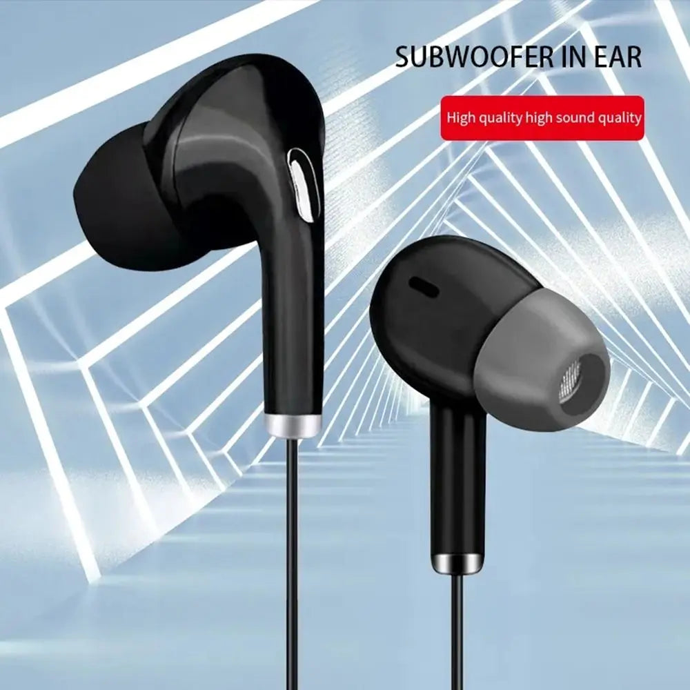 In-Line Mic Wired Sport Earphones