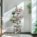 Industrial Tree-Shaped Multilayer Plant Stand