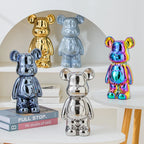 Ceramic Teddy Bear Sculpture Decor