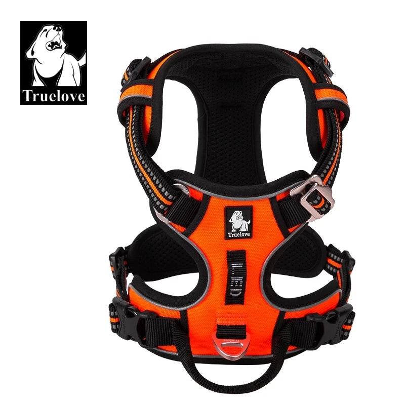 Padded Reflective Step-In Dog Harness