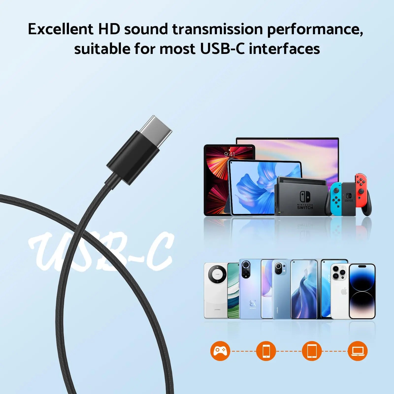 USB-C Wired HiFi Stereo Earphones
