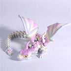 Multi-Jointed Articulated Crystal Dragon
