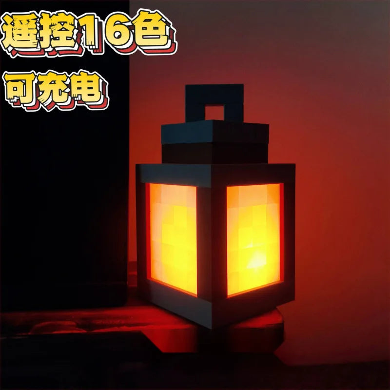 Rechargeable Pixel Lantern Night Light