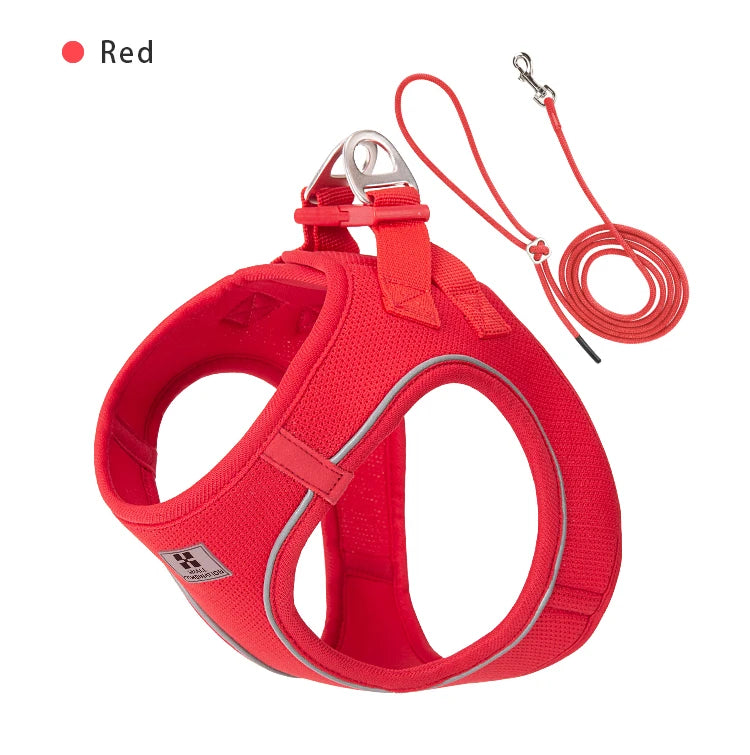 Reflective Adjustable Dog Harness Set
