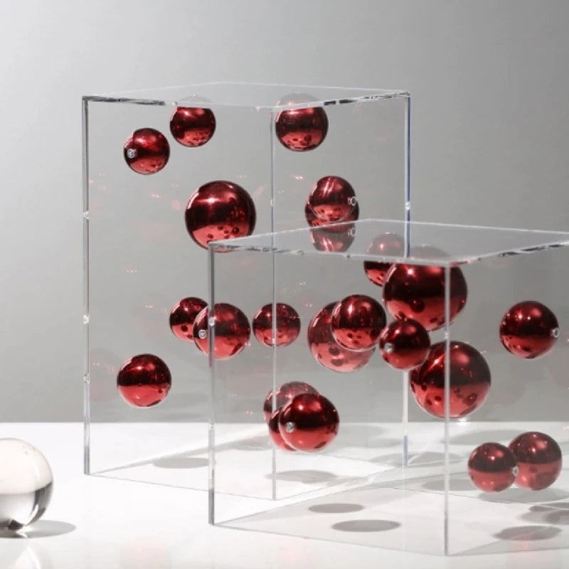 Clear Acrylic Square Display Sphere