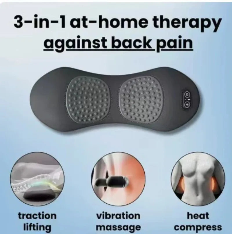 Heating Vibration Lumbar Support Pillow