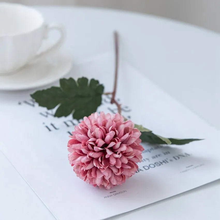 Silk Ball Chrysanthemum Artificial Flowers