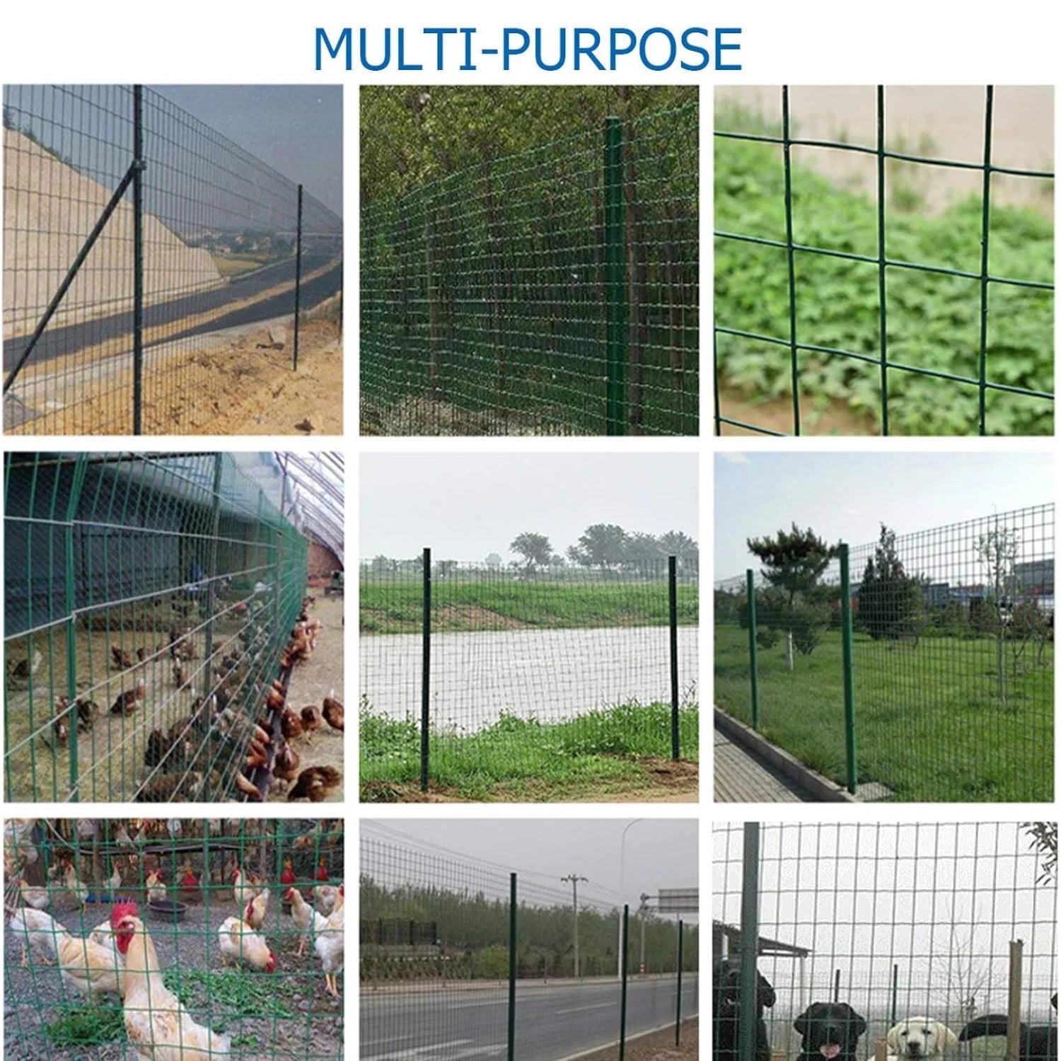 PVC Coated Green Garden Mesh