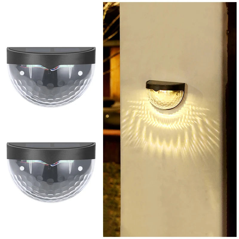 Warm White Solar Wall Lamps