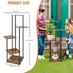 Multi-Tier Corner Plant Display Stand