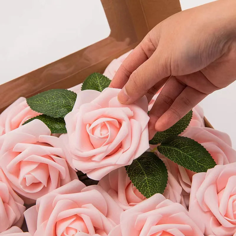 Realistic Foam Rose Artificial Flowers