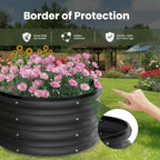 Rounded Galvanized Steel Raised Garden Bed