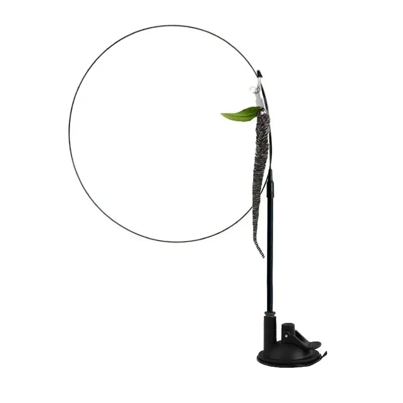 Feather Wand Cat Teaser Toy