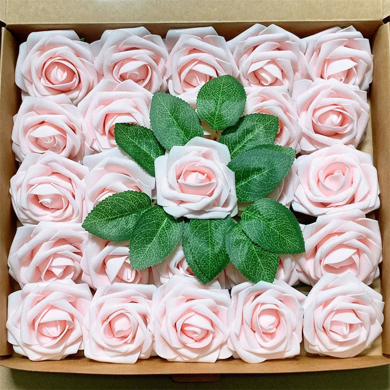Realistic Foam Rose Artificial Flowers
