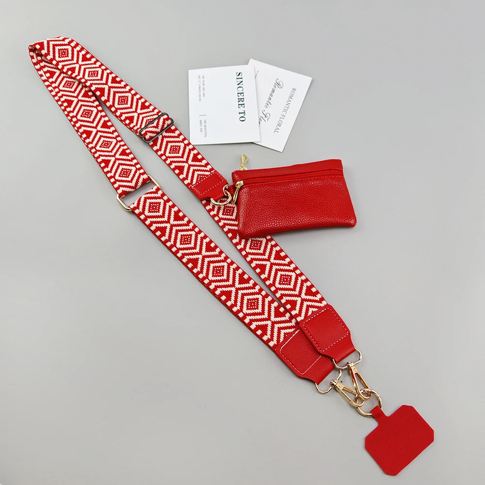 Crossbody Phone Lanyard with Wallet