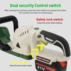 21V Cordless Brushless Hedge Trimmer