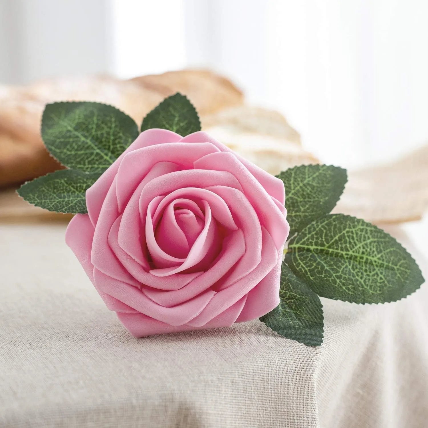 Realistic Foam Rose Artificial Flowers