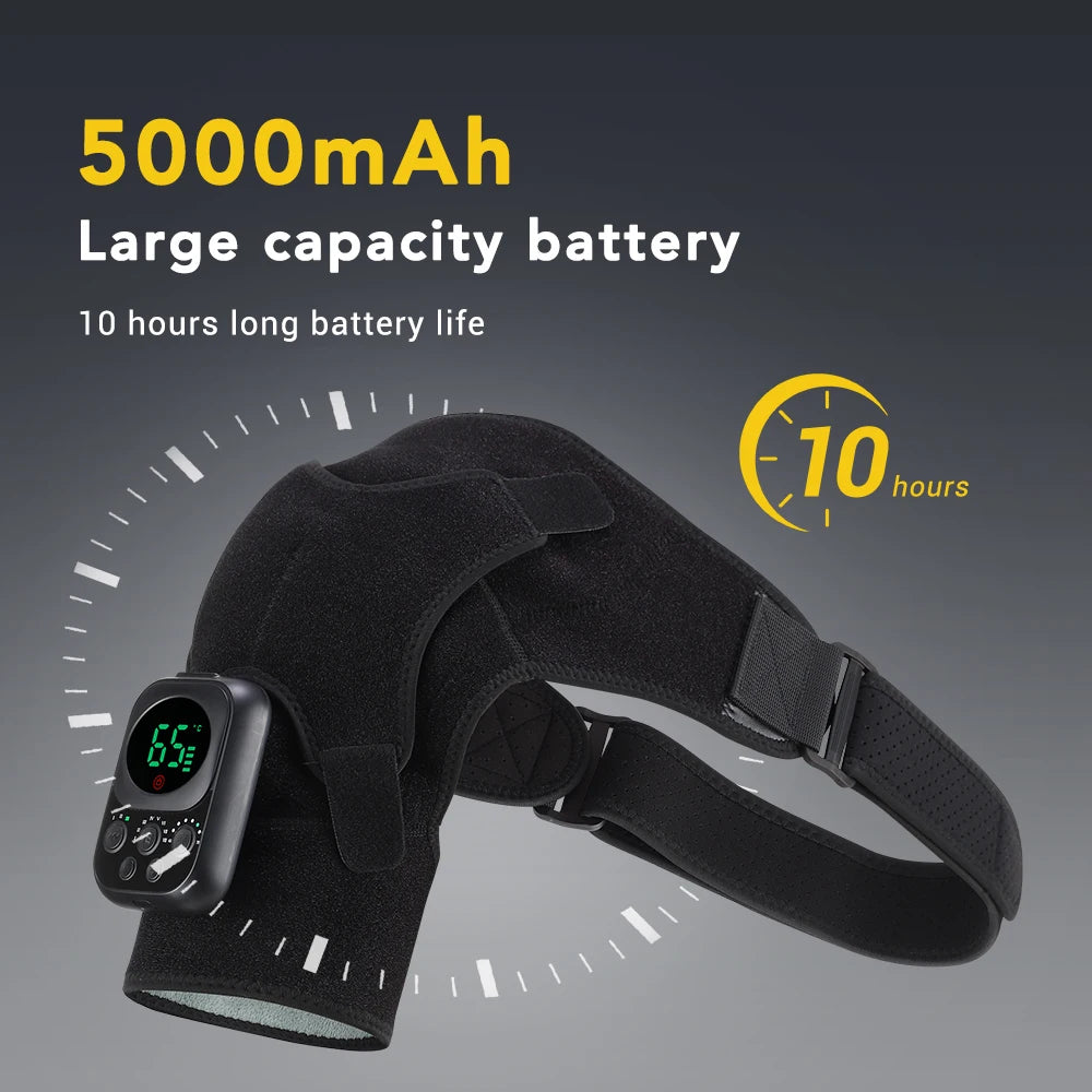 Heating Vibration Shoulder Massager Brace