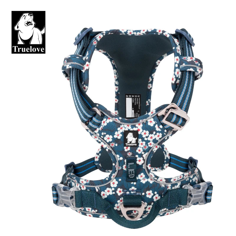 Padded Reflective Step-In Dog Harness