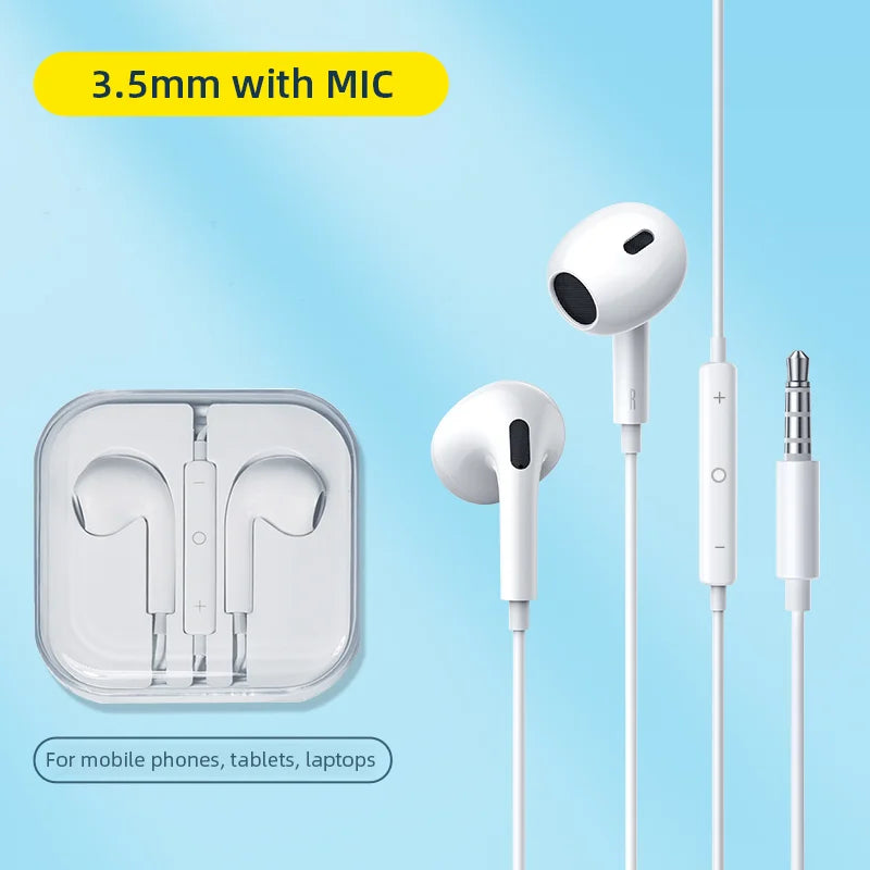 Semi-In-Ear Wired HiFi Earphones