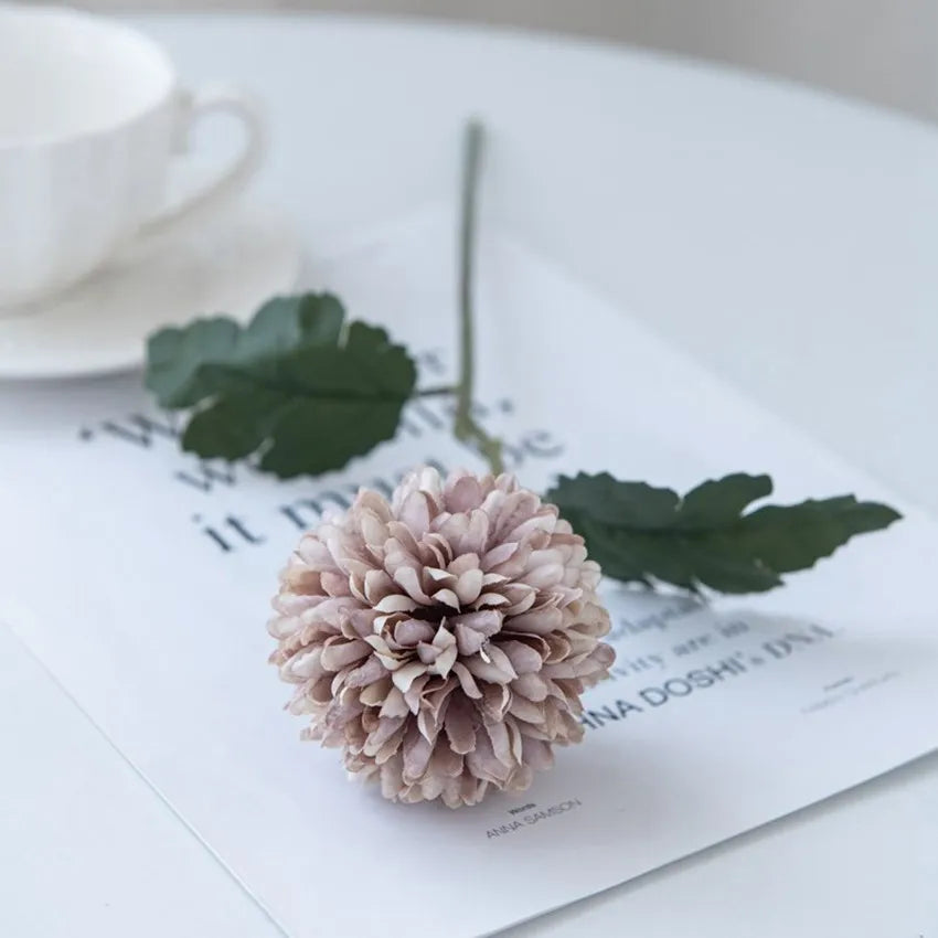 Silk Ball Chrysanthemum Artificial Flowers