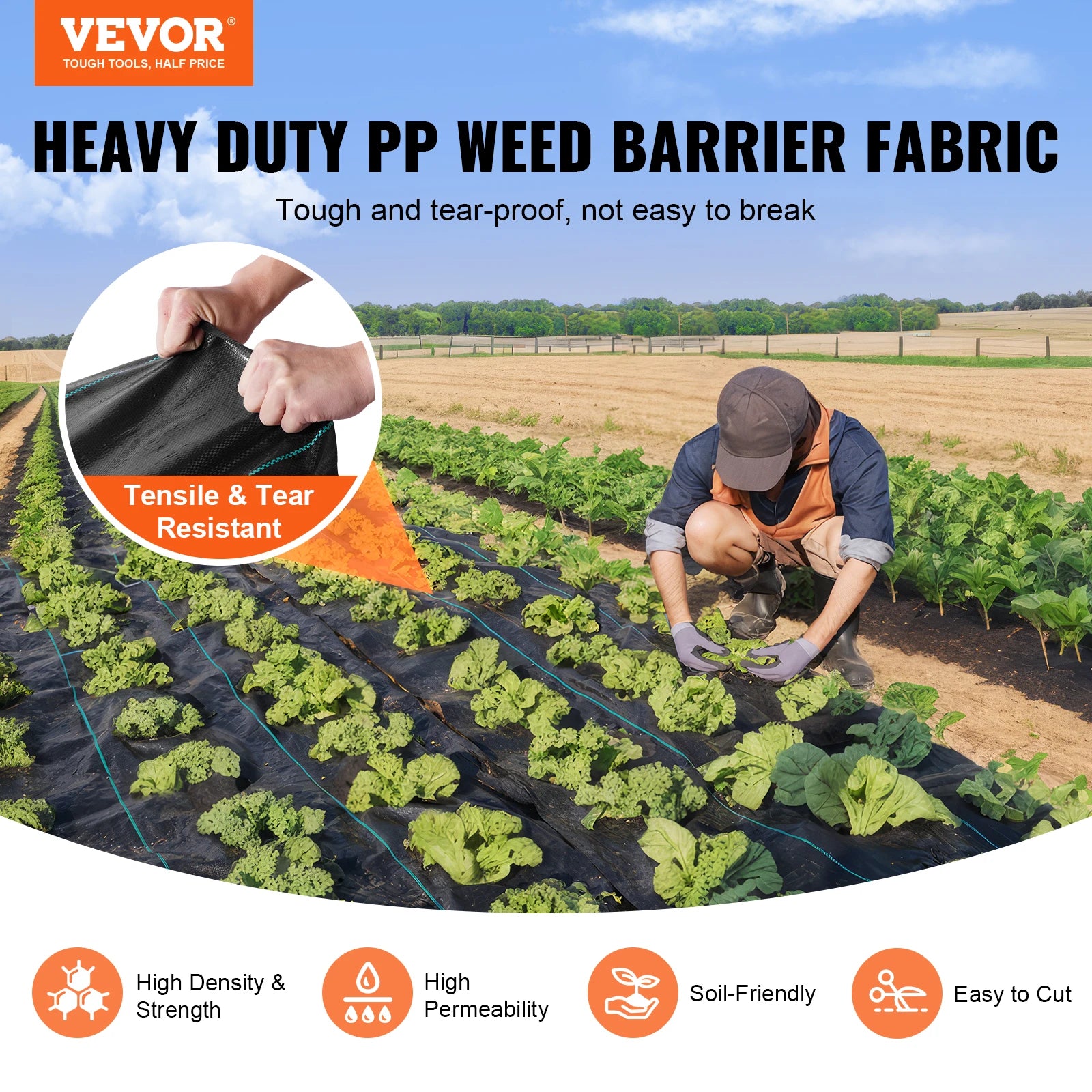 Heavy Duty Woven Weed Control Fabric