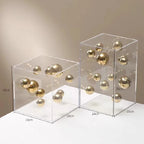 Clear Acrylic Square Display Sphere