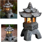 Solar Pagoda Tower Garden Lantern