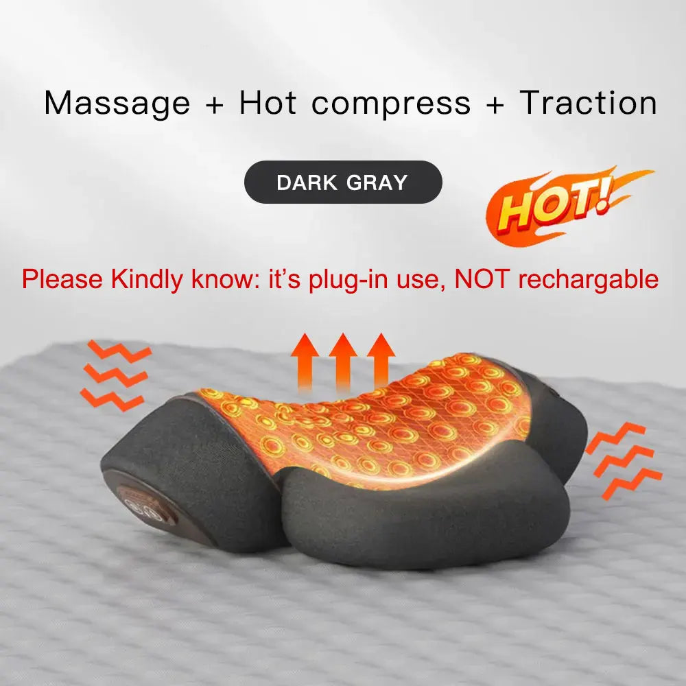 Heating Memory Foam Neck Massage Pillow