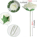 Realistic Foam Rose Artificial Flowers